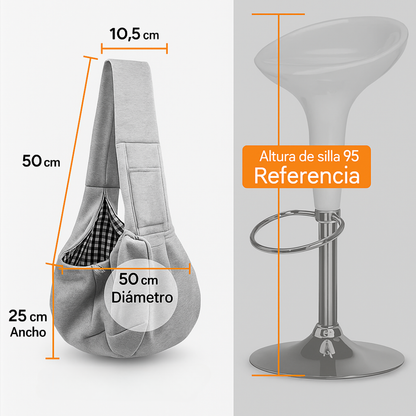 Pet Pocket – Porta Perrito Seguro, Suave y Estable