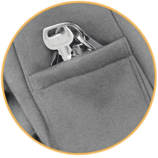 Bolsillo para llaves y celular