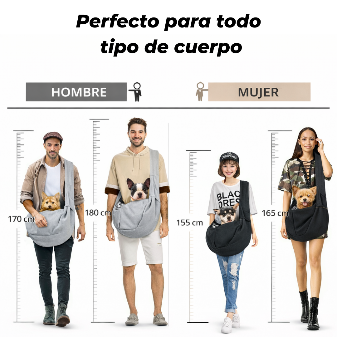 Pet Pocket – Porta Perrito Seguro, Suave y Estable