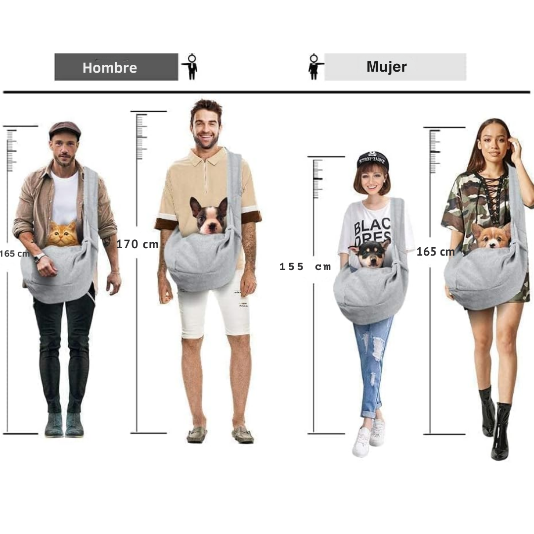 Pet Pocket – Porta Perrito Seguro, Suave y Estable