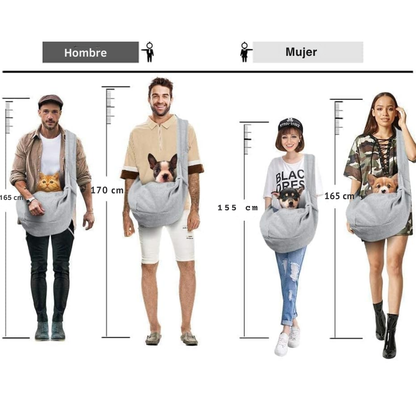 Pet Pocket – Porta Perrito Seguro, Suave y Estable